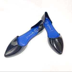 JEFFREY CAMPBELL Black Pointed Toe Flats Shoes